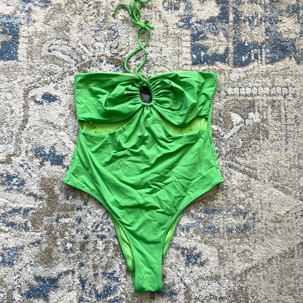 zara cutout swimsuit